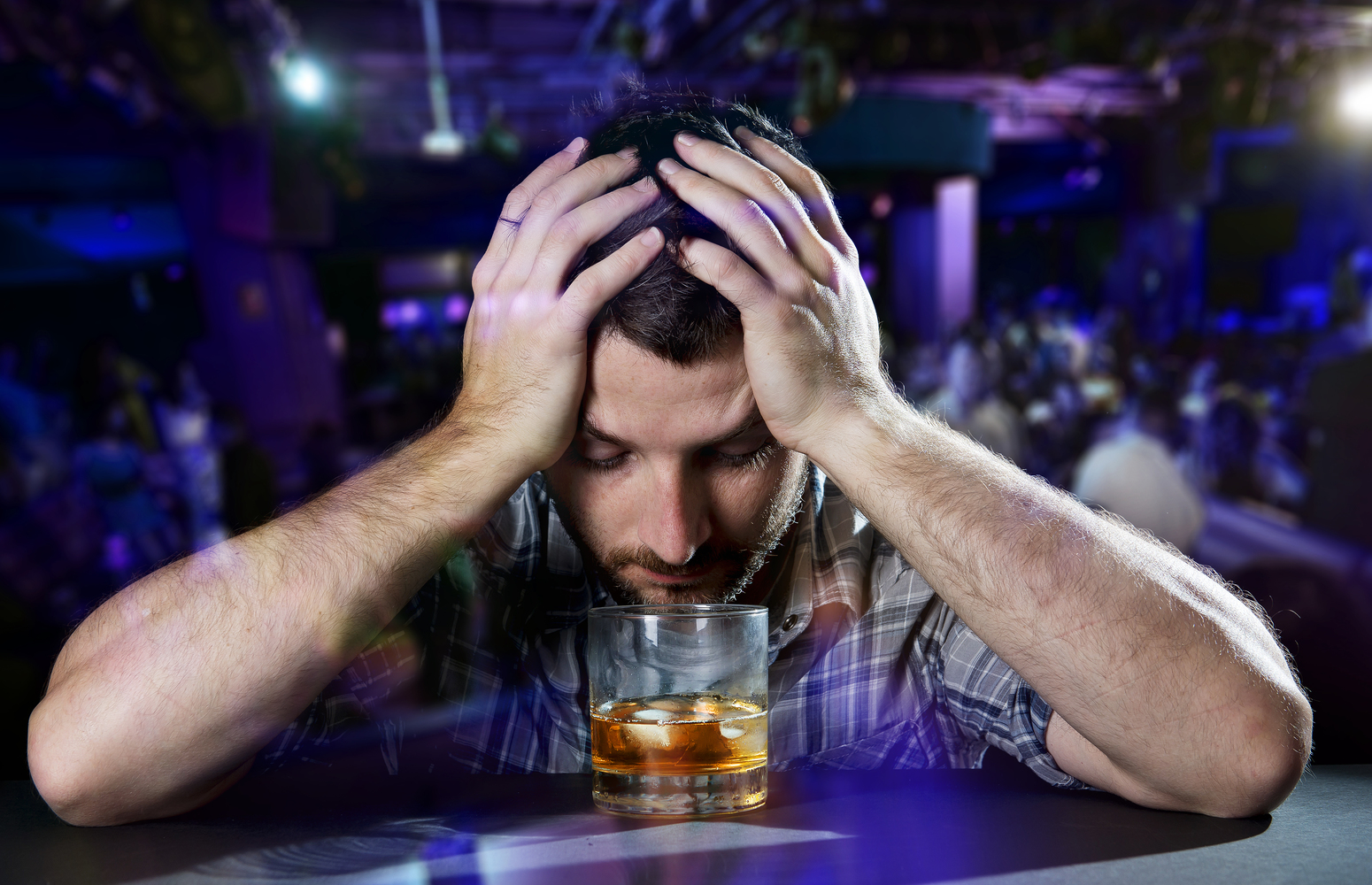 Stages and effects of alcohol addiction